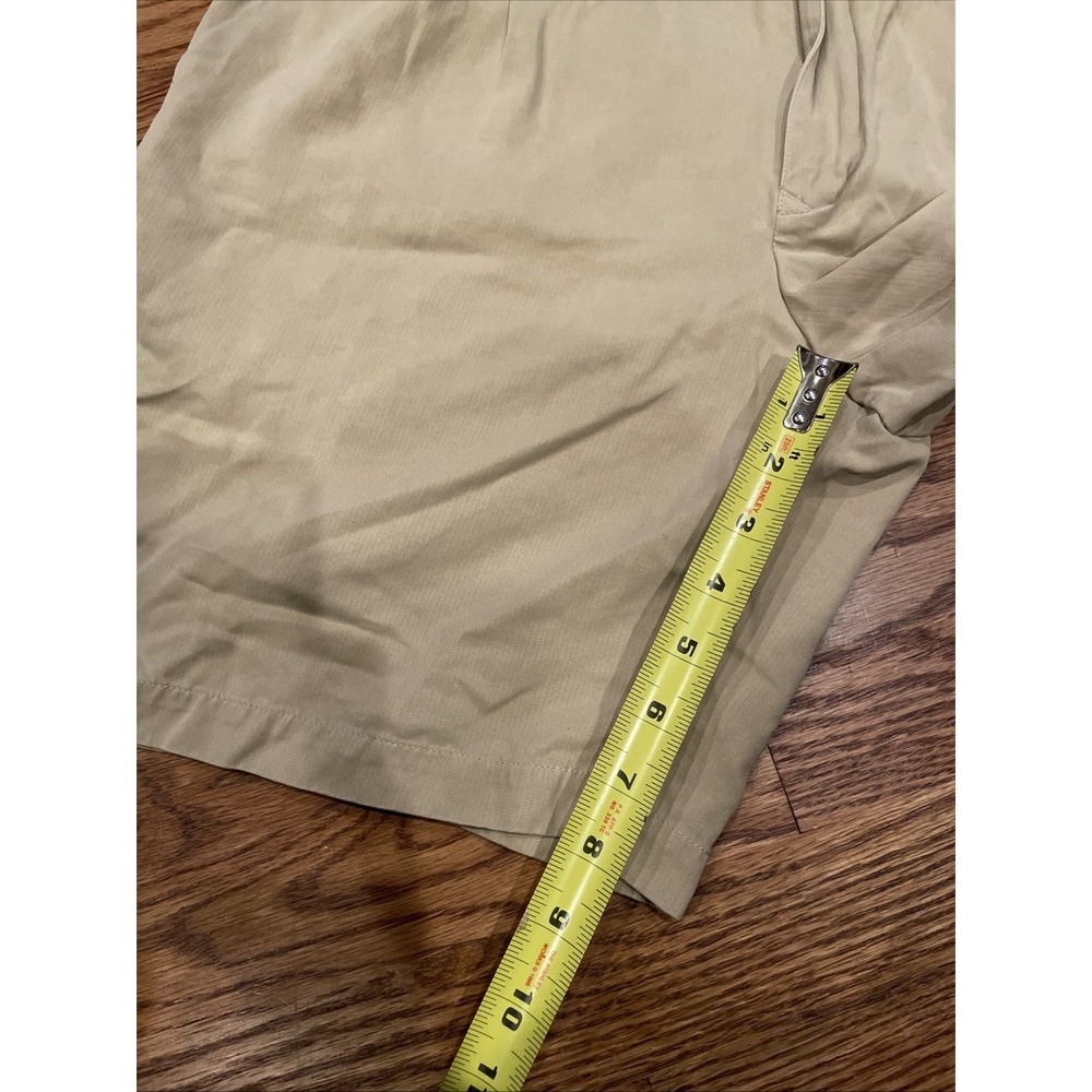 Tommy Bahama Men's 100% Silk Shorts Pleated Tan Size 34 8" Beach Preppy‎ Casual - Picture 6 of 6